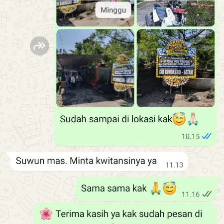 Pengiriman Papan Bunga Duka Wareng Butuh