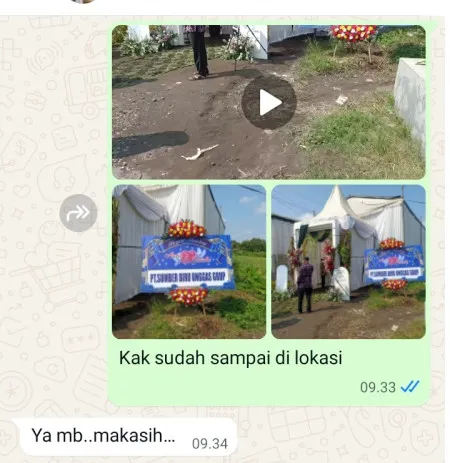 Pengiriman Karangan Bunga Wareng Butuh