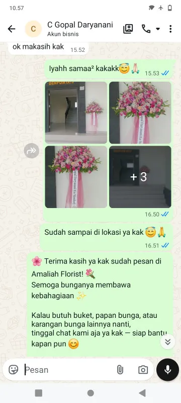 Pengiriman Karangan Bunga Wareng Butuh