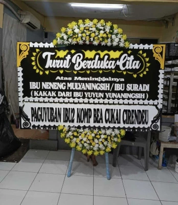Papan Bunga di Wareng Butuh